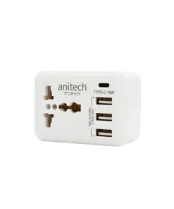 Alternative view of Travel Adpter Anitech รุ่น H108UC