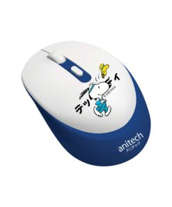 Anitech X Snoopy 3 เม้าส์ไร้สาย รุ่น SNP-W240-BL คลิกเงียบ เชื่อมต่อแบบ USB ปรับ DPI 3 ระดับ