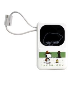 Anitech x Snoopy แบตสำรอง 20000mAh รุ่น PB20-B-WH หน้าจอดิจิทัลแสดงระดับแบตเตอรี่