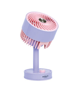 Alternative view of Anitech พัดลมพกพา SMF04-PI ปรับหงายขึ้นได้ 90 องศา ใช้งานประมาณ 3 - 5 ชั่วโมง