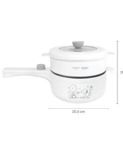 Alternative view of AnitechXSnoopy3 หม้อต้มไฟฟ้าอเนกประสงค์ SNP-SMC701 กำลังไฟ 700W