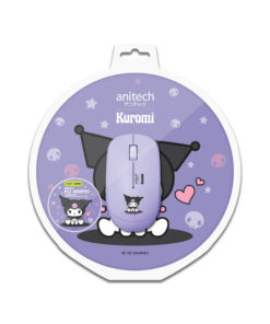 Anitech X Sanrio ชุดคอมโบเซ็ตเม้าส์ไร้สาย+แผ่นรองเม้าส์เม้าส์ไร้สาย รุ่น KU-WMP01-PU
