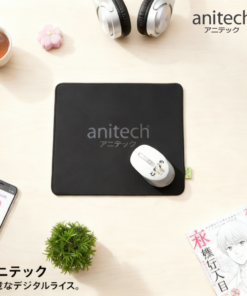Alternative view of Anitech แผ่นรองเมาส์สีดำ รุ่น MP010-BK วัสดุ: ผ้า + ฐานยาง