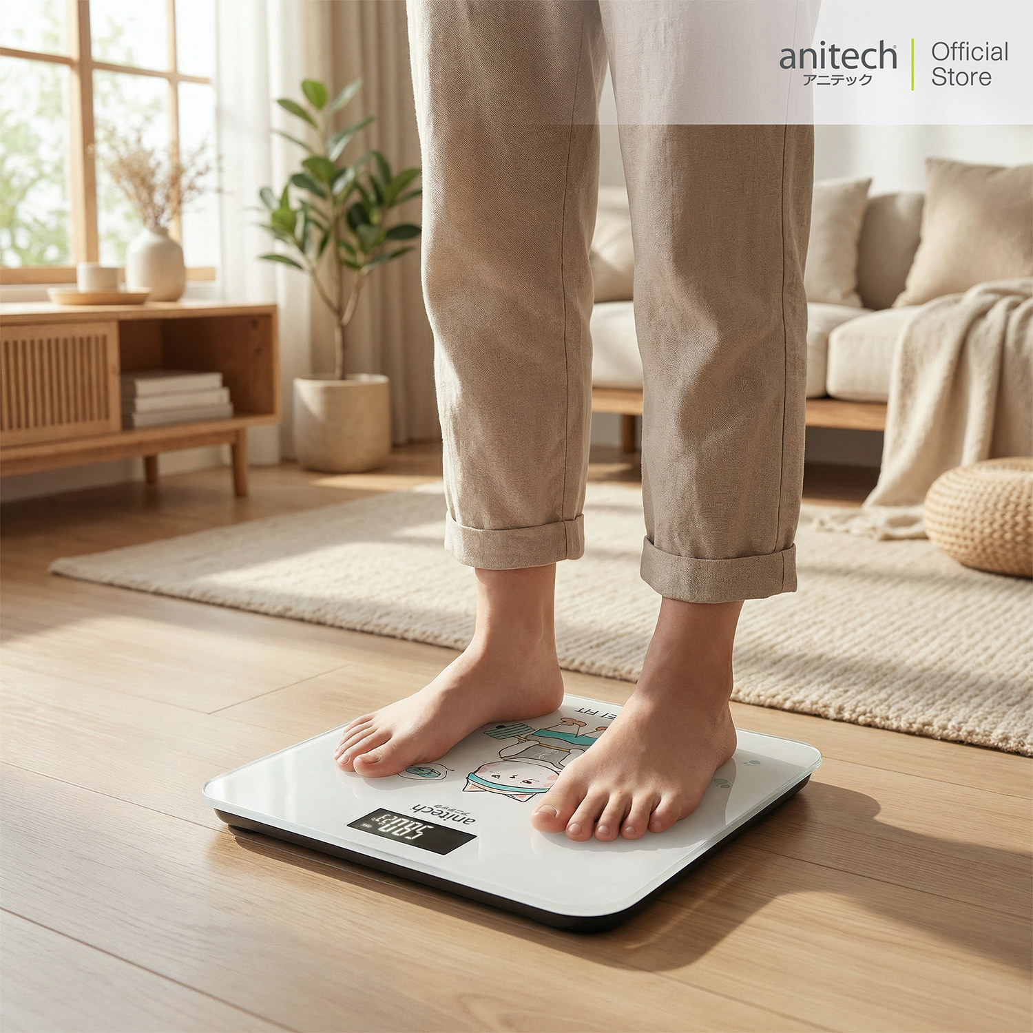 Anitech เครื่องชั่งน้ำหนักดิจิตอล รุ่น SBS180 จอแสดงผลเป็นตัวเลข LCD - Image 2