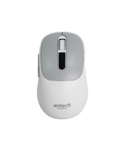 Anitech เมาส์ไร้สาย รุ่น W242-WH เชื่อมต่อด้วย USB 2.4G และ บูลธูท ปุ่มกด 6 ปุ่ม และคลิกเงียบ