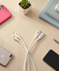 Alternative view of AnitechXSnoopy3 สายชาร์จโทรศัพท์ Type-C to Lightning รุ่น SNP-L001-WH กำลังไฟ 27w