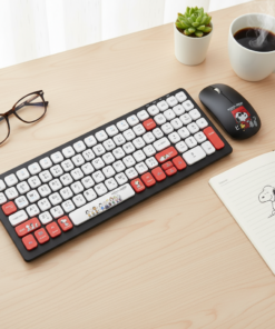 Alternative view of Anitech X Snoopy 3 ชุดคู่คีย์บอร์ดเม้าส์ไร้สายดูโอ้ฟังก์ชั่นเม้าส์ รุ่น SNP-PA814-BK