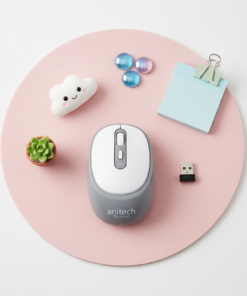 Alternative view of ANITECH เมาส์ไร้สาย (สี Gray) รุ่น W236-GY