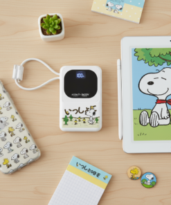 Alternative view of Anitech x Snoopy แบตสำรอง 10000mAh รุ่น PB10-B หน้าจอดิจิทัลแสดงระดับแบตเตอรี่