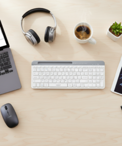 Alternative view of Anitech Dual Functions Keyboard P505-WH