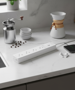 Alternative view of Anitech ปลั๊กไฟ 4 ช่อง 1 สวิตช์ รุ่น H343-WH