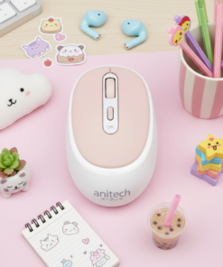 Alternative view of ANITECH เมาส์ไร้สาย (สี PINK) รุ่น W236-PI
