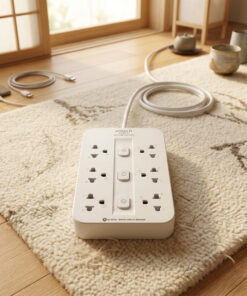 Alternative view of Anitech 6 ช่อง 3 สวิตช์ รุ่น H536-WH สายยาว 3 เมตร กำลังไฟ 2200 W