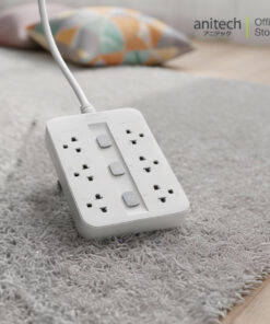 Alternative view of Anitech 6 ช่อง 3 สวิตช์ รุ่น H536-WH สายยาว 3 เมตร กำลังไฟ 2200 W