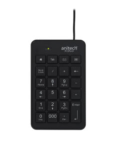 Anitech คีย์บอร์ดตัวเลข รุ่น N188 สายยาว 1.5 เมตร ปุ่มลัด 4 ปุ่ม