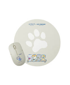 Alternative view of Anitech ชุดคอมโบเซ็ตเม้าส์ไร้สาย+แผ่นรองเม้าส์เม้าส์ไร้สาย รุ่น  CAT-WMP01-GY DPI: 1200 เชื่อมแบบ USB