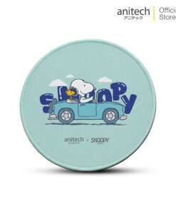 Anitech X Snoopy4 Mouse Pad  รุ่น SNP-MP011-BL แผ่นรองเมาส์ผิวเรียบ ฐานยางกันลื่น