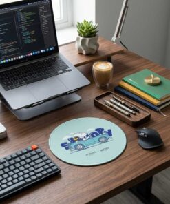 Alternative view of Anitech X Snoopy4 Mouse Pad  รุ่น SNP-MP011-BL แผ่นรองเมาส์ผิวเรียบ ฐานยางกันลื่น