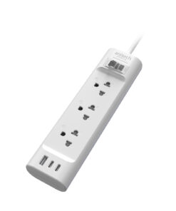 Alternative view of Anitech ปลั๊กไฟ 3 ช่อง รุ่น H633U พร้อม USB-C Charging สายไฟยาว 3 เมตร กำลังไฟ 2200W