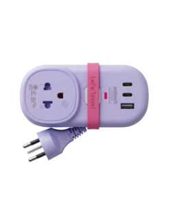 Anitech ปลั๊กไฟ รุ่น H9313-PU 1 ช่องเสียบ USB 2 ช่อง กำลังไฟสูงสุด 2200W สายยาว 1.2 ม.