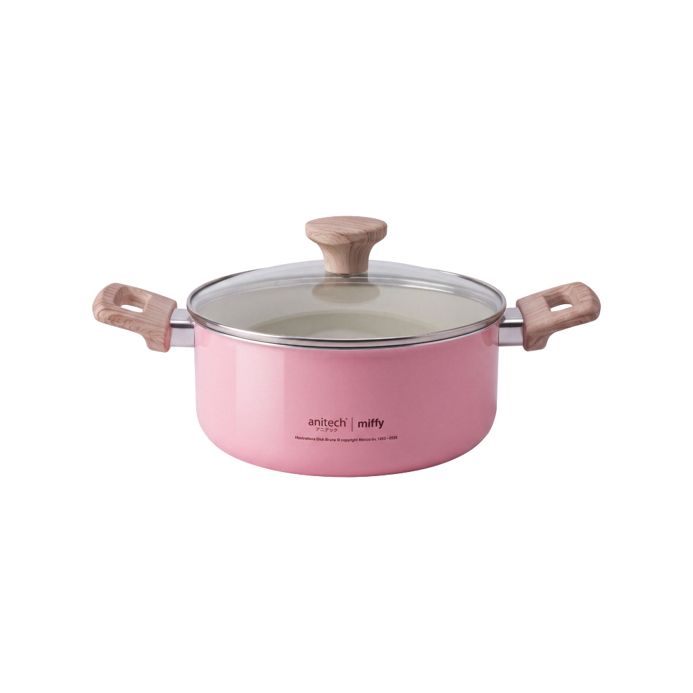 anitech | miffy หม้อพร้อมฝา MF-CWP20 เคลือบ non-stick 2 ชั้น อาหารไม่ติดภาชนะ ทำความสะอาดง่าย สามารถใช้ได้กับเตาทุกเตา - Image 5
