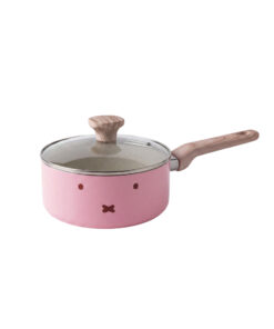 anitech | miffy หม้อด้ามพร้อมฝา MF-CWSP18 เคลือบ non-stick 2 ชั้น อาหารไม่ติดภาชนะ ทำความสะอาดง่าย สามารถใช้ได้กับเตาทุก