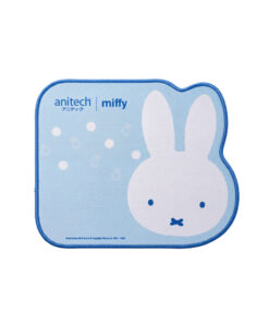 anitech | miffy แผ่นรองเมาส์ MF-MP014-BL ความหนา : 2 มม. ขนาด : 27x22 มม. วัสดุ : แผ่นยาง + ผ้า ฐานเป็นยางกันลื่น