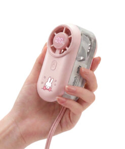 anitech | miffy พัดลมพกพา MF-SPF2002-PI ปรับแรงลมได้ 5 ระดับ หน้าจอ LED แสดงระดับลมและแบตเตอรี่ ใช้งานต่อเนื่อง 2–8 ชม
