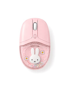 anitech | miffy เมาส์ไร้สาย MF-W246-PI รองรับการเชื่อมต่อ: Bluetooth +Wireless 2.4G พอร์ตชาร์จ: USB Type-C