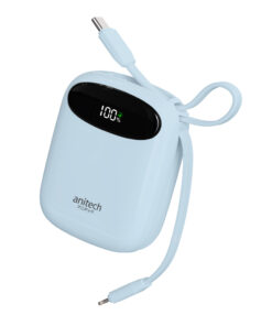 Alternative view of Anitech แบตสำรอง รุ่น PB10-A-BL ความจุ 10000mAh หน้าจอดิจิทัลแสดงระดับแบตเตอรี่