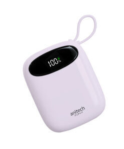 Anitech แบตสำรอง รุ่น PB10-A-PU ความจุ 10000mAh หน้าจอดิจิทัลแสดงระดับแบตเตอรี่