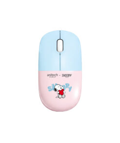 Anitech l Snoopy เมาส์ไร้สาย SNP-W247-PI คลิกเงียบ เชื่อมต่อ USB A ลายน่ารัก ถนอมมือ ใช้งานได้ยาวนาน