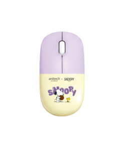 Anitech l Snoopy เมาส์ไร้สาย SNP-W247-IV คลิกเงียบ เชื่อมต่อ USB A ลายน่ารัก ถนอมมือ ใช้งานได้ยาวนาน